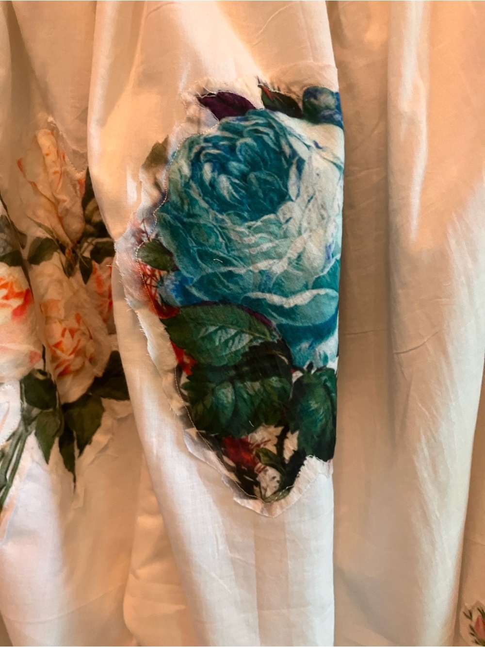 Indi & Sai Bird and Floral Romantic White Draw String Bloomers, NWOT - Picture 9 of 13